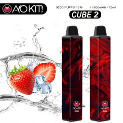 Aokit-Cube-2-3200-Puffs-Disposable-Vape-Wholesale-Strawberry-Ice-Flavors