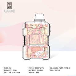 LAVIE-NIO-BOX-9000-Puffs-Disposable-Vape-Wholesale-Double-Apple-Flavors