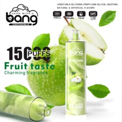 Bang Shisha 15000 Puffs Disposable Vape Wholesale Frozen Apple