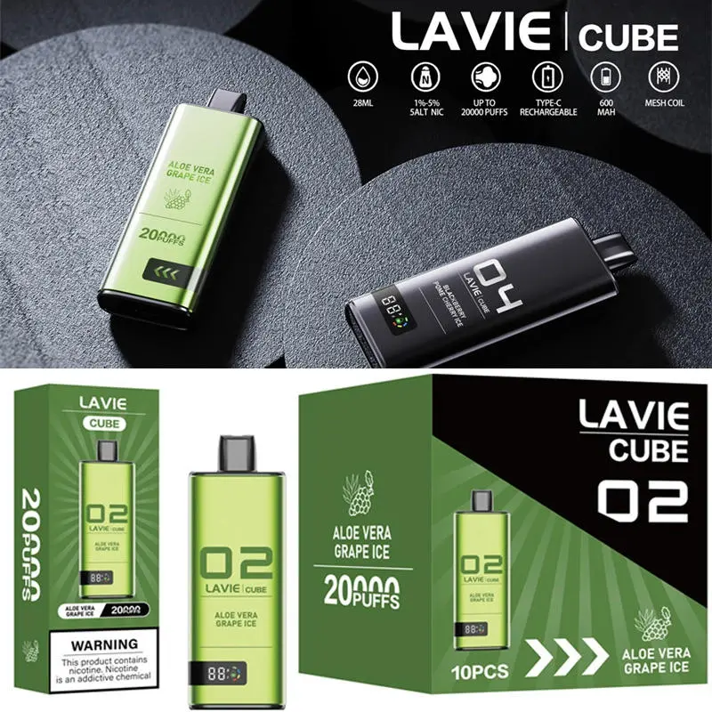 LAVIE Cube 20000 Puffs Disposable Vape Free Shipping 4