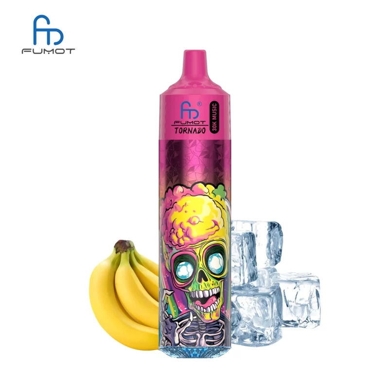 Order Original Fumot Tornado 30K Music Disposable vape Free Shipping Banana lce