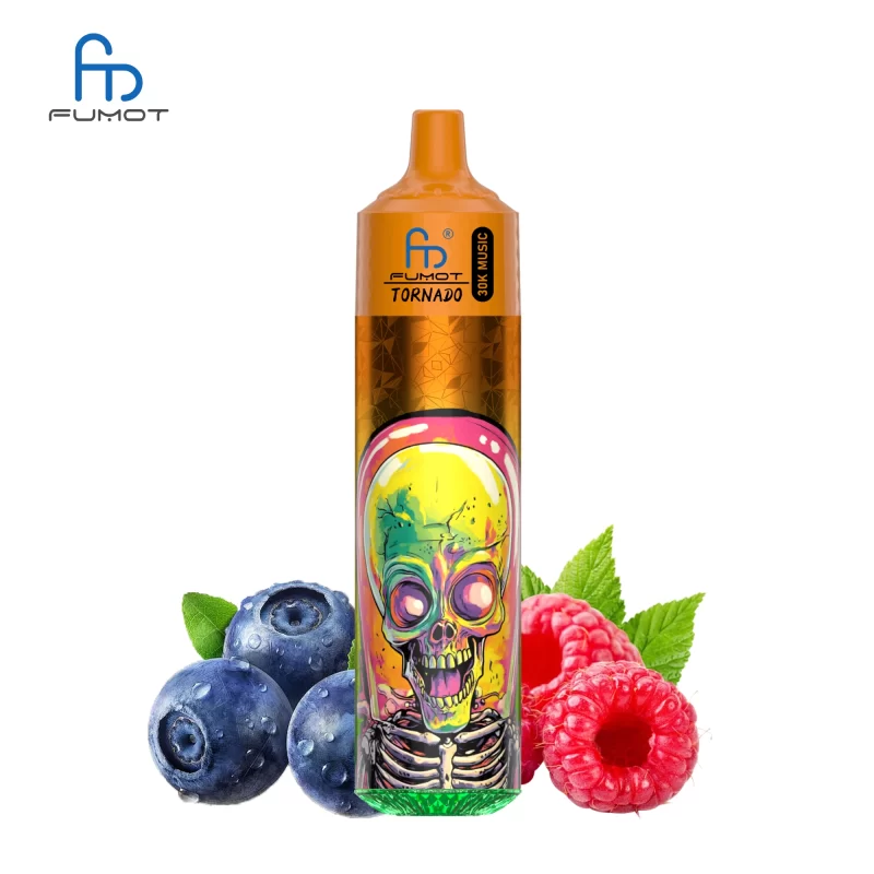 Order Original Fumot Tornado 30K Music Disposable vape Free Shipping Blueberry Raspberry