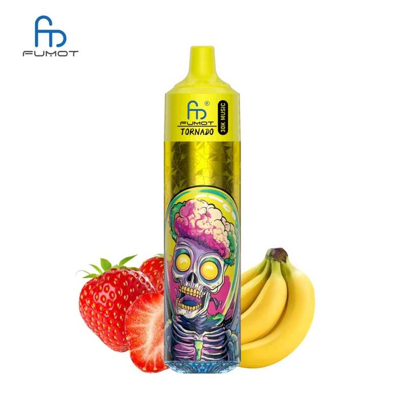 Order Original Fumot Tornado 30K Music Disposable vape Free Shipping Strawberry Banana