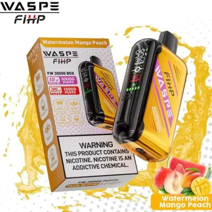 WASPE FX 30000 PUFFS BOX Disposable Vape Free Shipping Watermelon Mango Peach