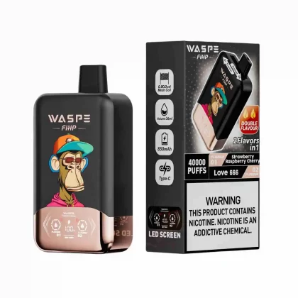 Waspe Fihp 40K Dual Flavor Disposable Vape Free Shipping 9